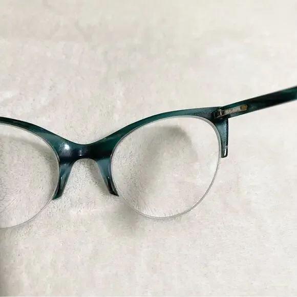 Ella Cat Eye Glasses - Ocean